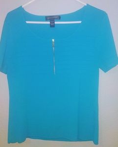 Cable & Gauge blouse with zipper, L